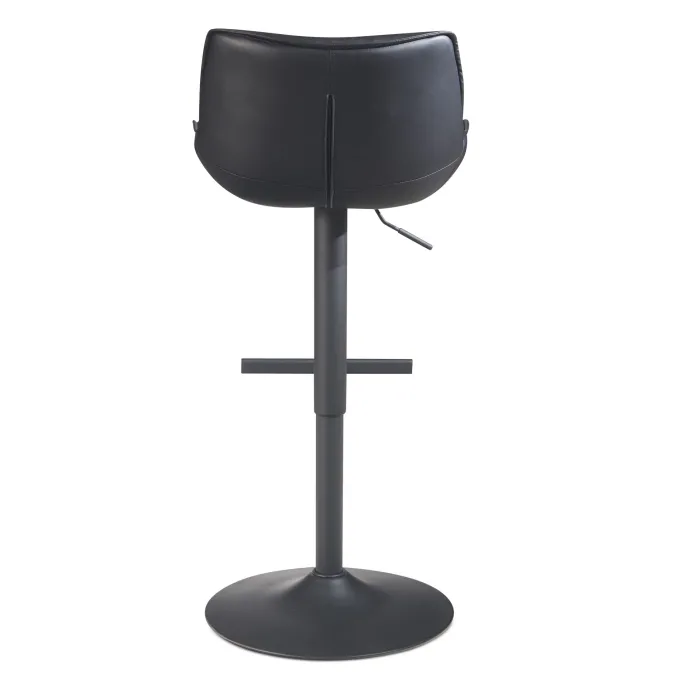 Barhocker FineBuy Küchenhocker Kunstleder Schwarz Hocker Bistrohocker Barstuhl