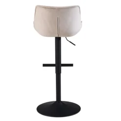 Barhocker FineBuy Küchenhocker Samt Hocker Bistrohocker Drehbar Barstuhl Modern