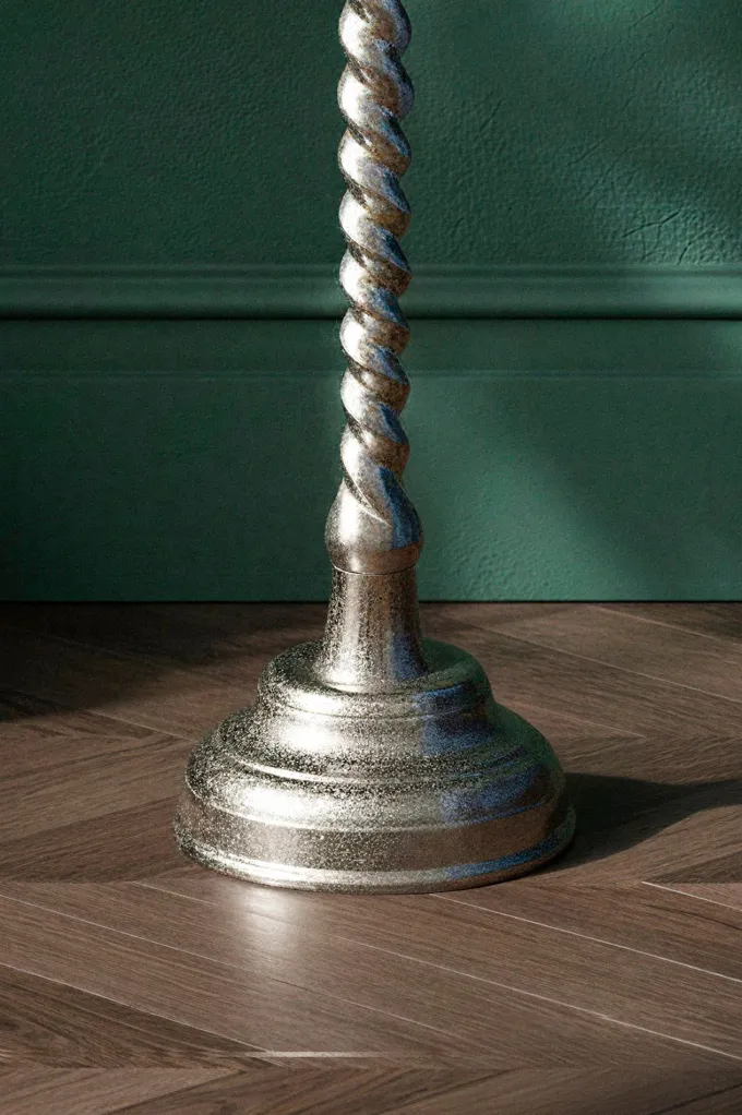 Beistelltisch Aluminium Anstelltisch Metall Wohnzimmertisch Dekotisch Couchtisch