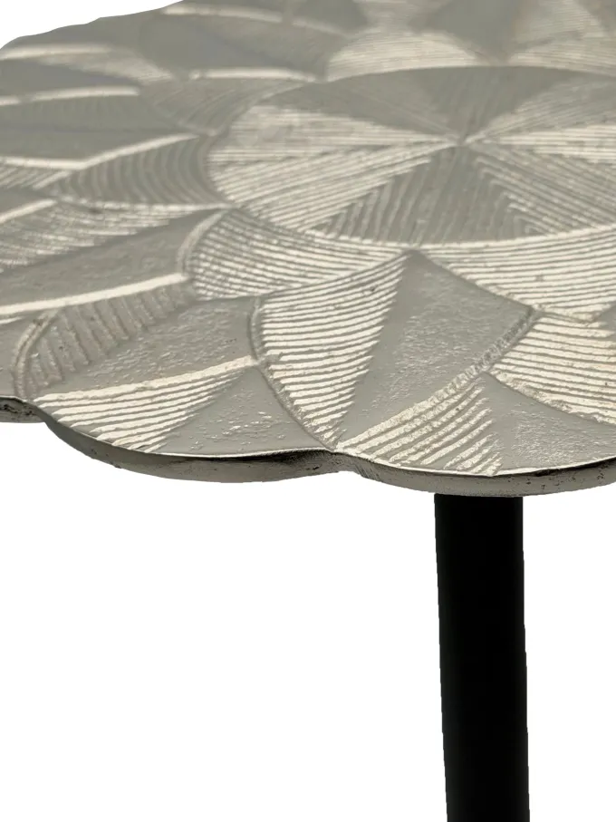 Beistelltisch Aluminium Anstelltisch Metall Wohnzimmertisch Dekotisch Couchtisch