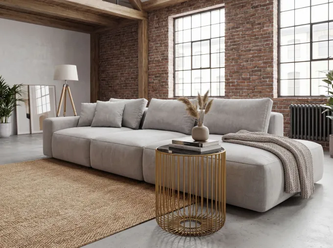 Beistelltisch 40cm Sofatisch Metall Glas Wohnzimmertisch Couchtisch Rund Gold