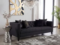 Beistelltisch 36cm Sofatisch Wohnzimmertisch Couchtisch Metall Alu Tisch Rund