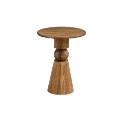 Beistelltisch Massivholz 35cm Couchtisch Wohnzimmertisch Dekotisch Rund Tisch