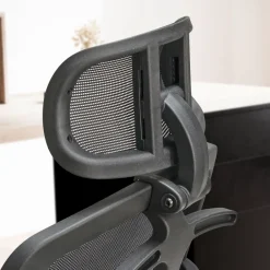 Bürostuhl FineBuy Schreibtischstuhl Mesh Schwarz Drehstuhl Ergonomisch 120 kg