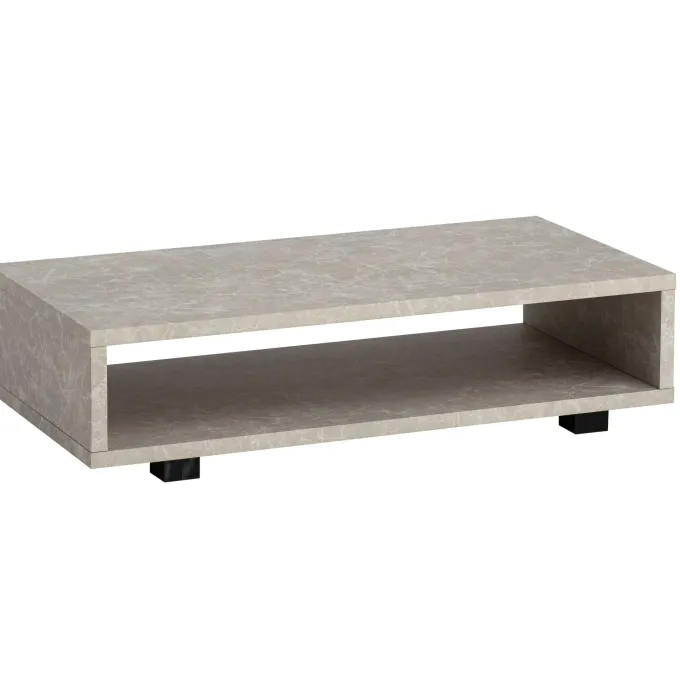 Couchtisch FineBuy 100 cm Wohnzimmertisch Sofatisch Stauraum Groß Kaffeetisch
