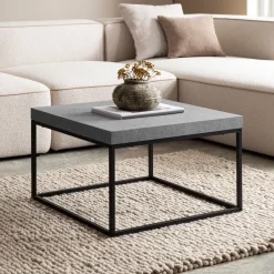 Couchtisch FineBuy Sofatisch 60 cm Wohnzimmertisch Klein Kaffeetisch Modern