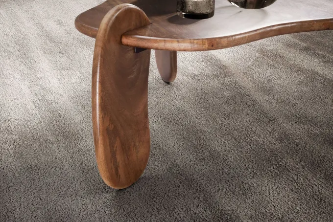 Couchtisch Mango Massivholz Ø78cm Design Wohnzimmertisch in organischer Form