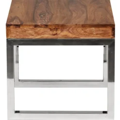 Couchtisch quadratisch 45cm Sheesham Massivholz Wohnzimmertisch Beistelltisch