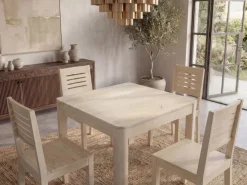 Esstisch Massivholz 80cm Esszimmertisch Bistrotisch Küchentisch 4 Personen Tisch