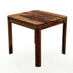 Esstisch Massivholz 80cm Esszimmertisch Sheesham Küchentisch 4 Personen Modern