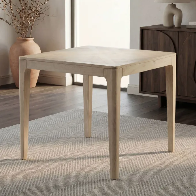 Esstisch Massivholz Quadratisch 80cm Esszimmertisch Küchentisch Tisch 4 Personen