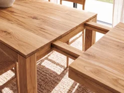 Esszimmertisch Erweiterbar 160 - 240cm Holz Massiv Esstisch Küchentisch Handmade