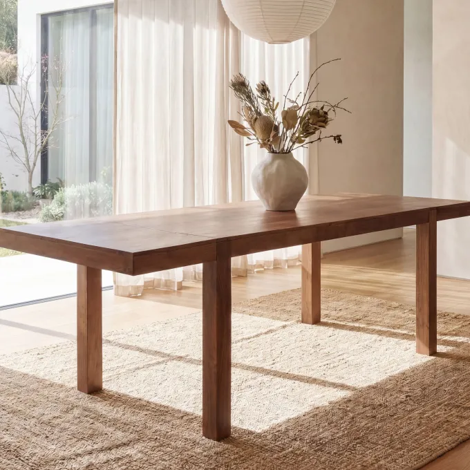 Esszimmertisch Erweiterbar 160 - 240cm Holz Massiv Esstisch Küchentisch Handmade