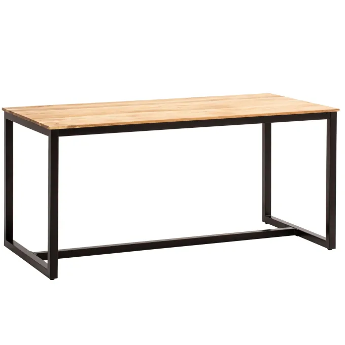 Esszimmertisch FineBuy Esstisch Akazie Holz Massiv Metall Küchentisch Loft