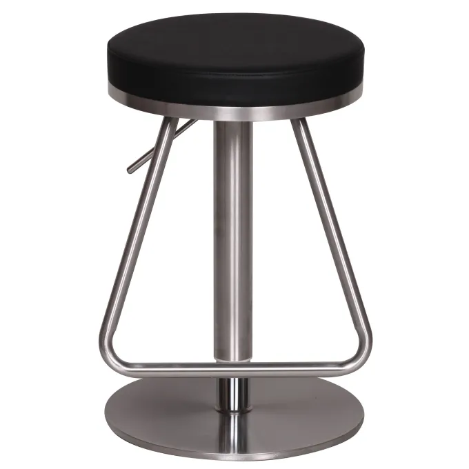 FineBuy Barhocker Edelstahl Design Barstuhl Tresenstuhl Modern Bistrohocker