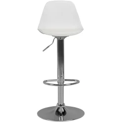 FineBuy Barhocker mit Lehne Sitzhocker Höhenverstellbar Barstuhl Hocker Modern