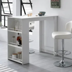 FineBuy Bartisch Stehtisch Bartresen Tisch Bistrotisch Tresen Bar Tresentisch