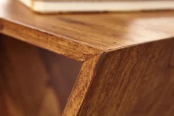 FineBuy Beistelltisch Holz Massiv 43x60x30cm Wohnzimmertisch Couchtisch Tisch