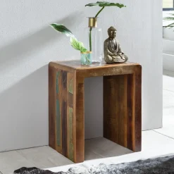 FineBuy Beistelltisch KALKUTTA 45 x 40 x 55 cm Couchtisch Nachttisch Wohnzimmer