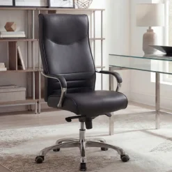 FineBuy Bürostuhl BIGBOSS Kunstleder Chefsessel ergonomisch Drehstuhl 150 kg XXL
