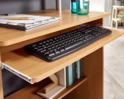 FineBuy Computertisch 94x90,5x48,5 cm Schreibtisch Modern mit Tastaturauszug