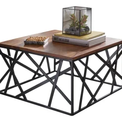 FineBuy Couchtisch Massiv Wohnzimmertisch Holz Sofatisch Tisch Beistelltisch