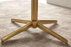 FineBuy Drehstuhl Samt Schreibtischstuhl Schalenstuhl Home Office Drehbar Modern