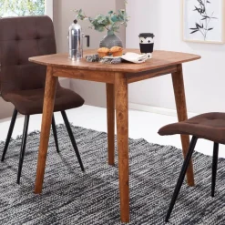 FineBuy Esszimmertisch Massivholz Sheesham Esstisch
