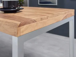 FineBuy Massivholz Schreibtisch Anrichte Computertisch Konsolentisch