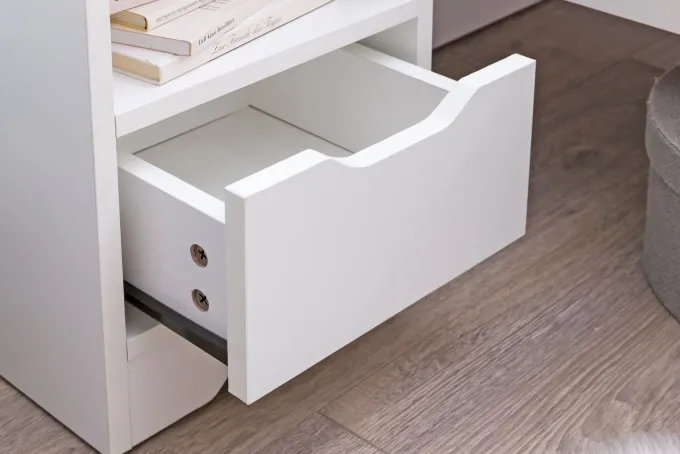 FineBuy Nachtkonsole Holz 31x43x31 cm Nachttisch Nachtkommode Schlafzimmer