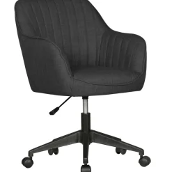 FineBuy Schreibtischstuhl MIAMI Stoff Drehstuhl Bürostuhl 120 kg Schalenstuhl
