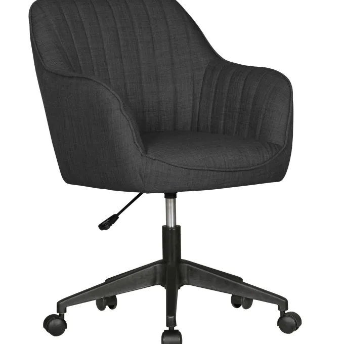 FineBuy Schreibtischstuhl MIAMI Stoff Drehstuhl Bürostuhl 120 kg Schalenstuhl
