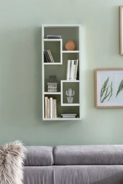FineBuy Wandregal Hängeregal 36 x 90 x 13,5 cm Holz Wandboard Dekoregal Modern