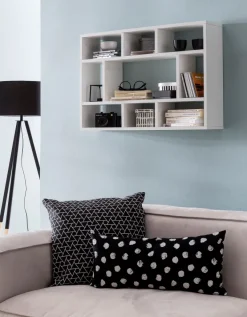 FineBuy Wandregal Hängeregal Wandboard Holz Bücherregal Klein Modern