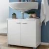 FineBuy Waschbeckenunterschrank FB37117 Waschtischunterschrank Badschrank 60cm