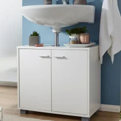 FineBuy Waschbeckenunterschrank FB37117 Waschtischunterschrank Badschrank 60cm