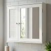 Hängeschrank Weiß 60cm Badezimmer Wandschrank Spiegelschrank Wandschrank Bad