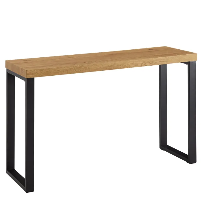 Konsolentisch FineBuy Anrichte 120x39x75,5 cm Ablagetisch Flurtisch Eiche Tisch