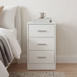 Nachtschrank Kommode Nachttisch Schublade Ablage Schlafzimmer Boxspring 68 cm