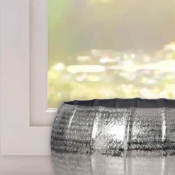 Pflanzgefäß 2er Set FineBuy Metall Schale Deko Blumentopf Rund Hammerschlag