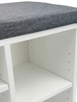 Schuhbank 100cm Sitzbank Flurbank Schuhregal Flurmöbel mit Schublade Modern