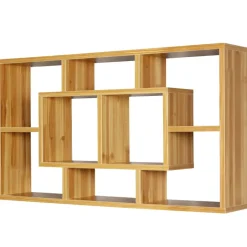 Wandregal PAOLA MDF-Holz Hängeregal Wandboard offen Holzregal Schweberegal eckig